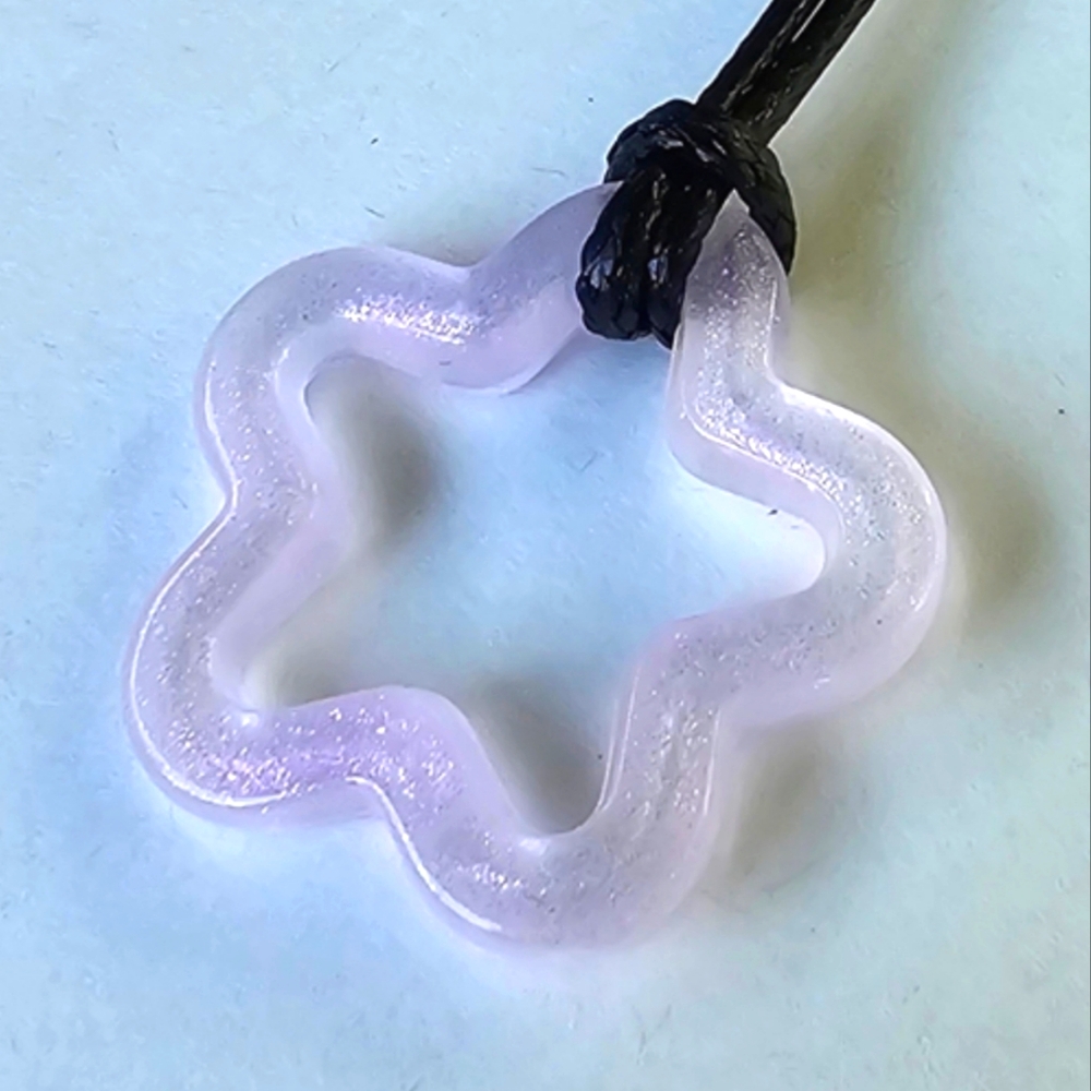 🌟 Luminous Purple Star Necklace